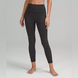 Lululemon Wunder Under High-Rise 25” Full-On Luxtreme Leopard Leggings Size 8